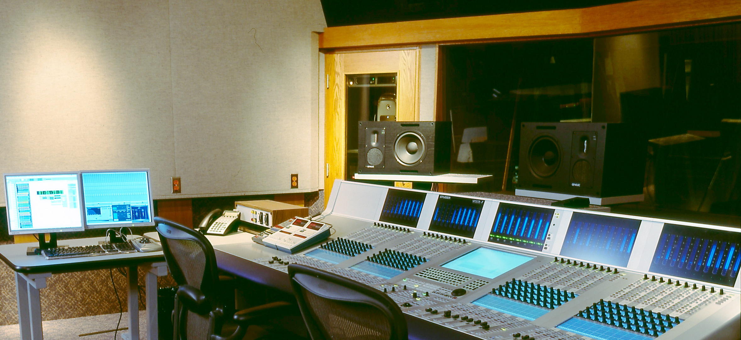 Radio production studio